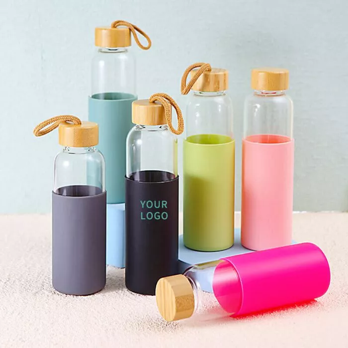 Print your logo on your glass water bottle